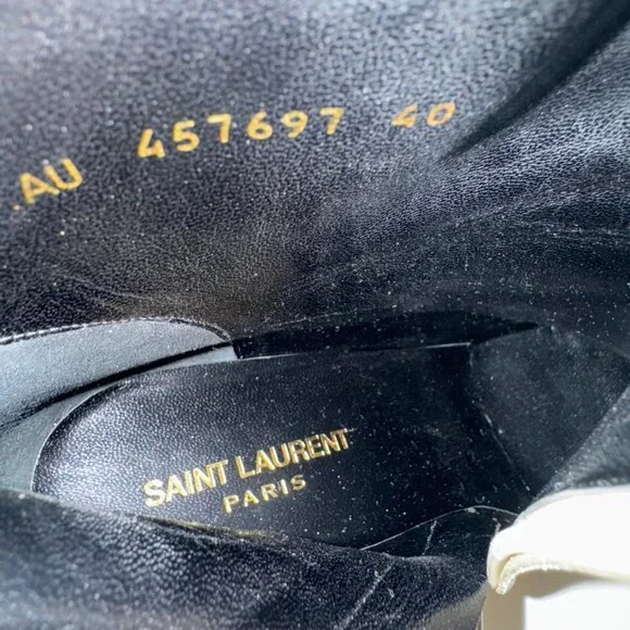 YSL, Gold Lou Lou Ankle Boots Ankle Boots & Booties